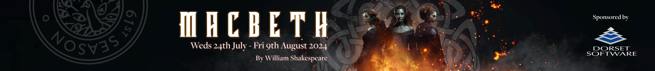 Macbeth. Brownsea Open Air Theatre. 24th July - 9th August 2024.