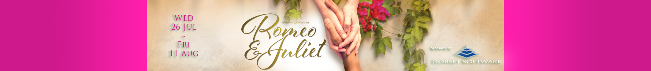 Romeo & Juliet. Brownsea Open Air Theatre. 26th July - 11th August 2023.