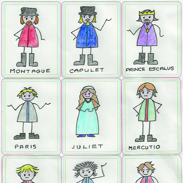 Coloured Character Sheets